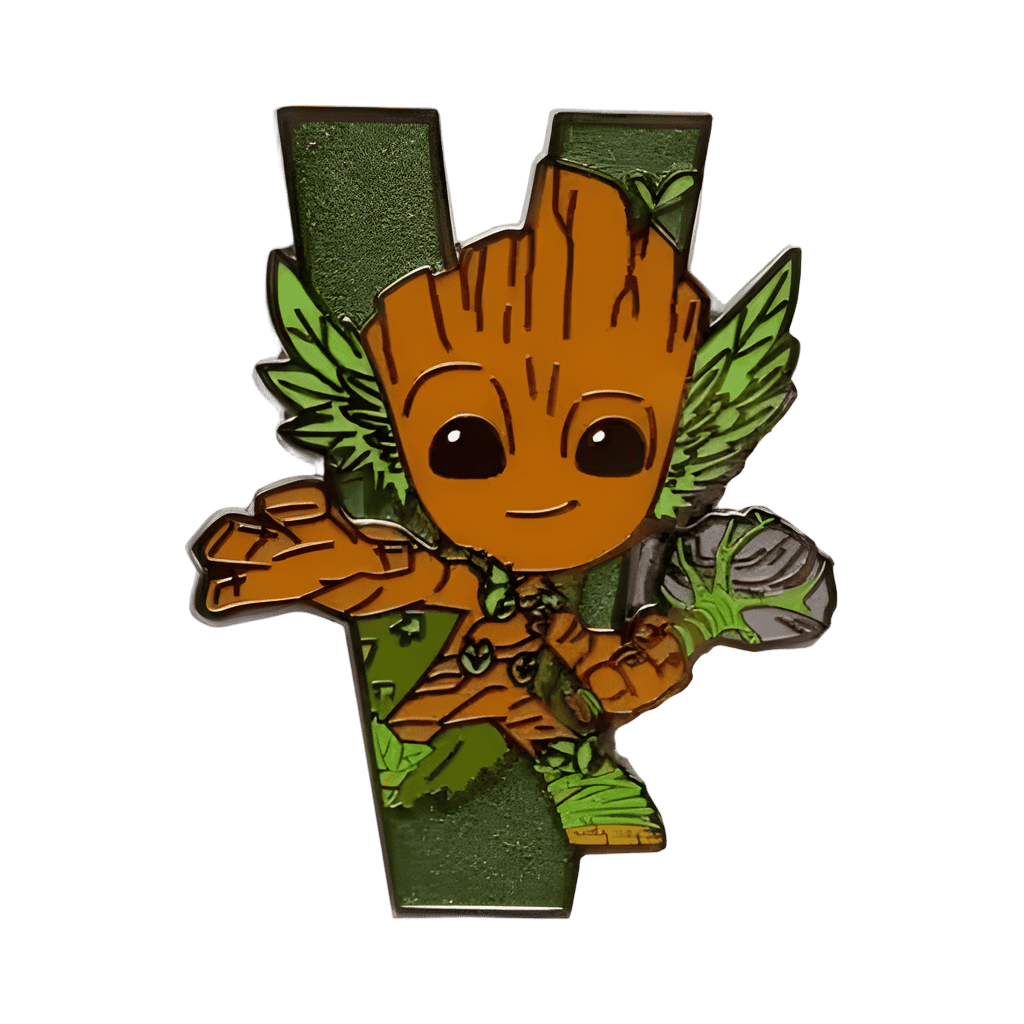 Groot as Thor - Letter V Disney pin