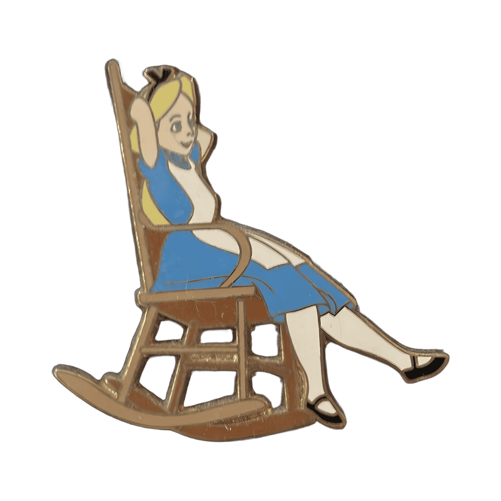 Down the Rabbit Hole Boxed Set - Alice in Rocking Chair Disney pin