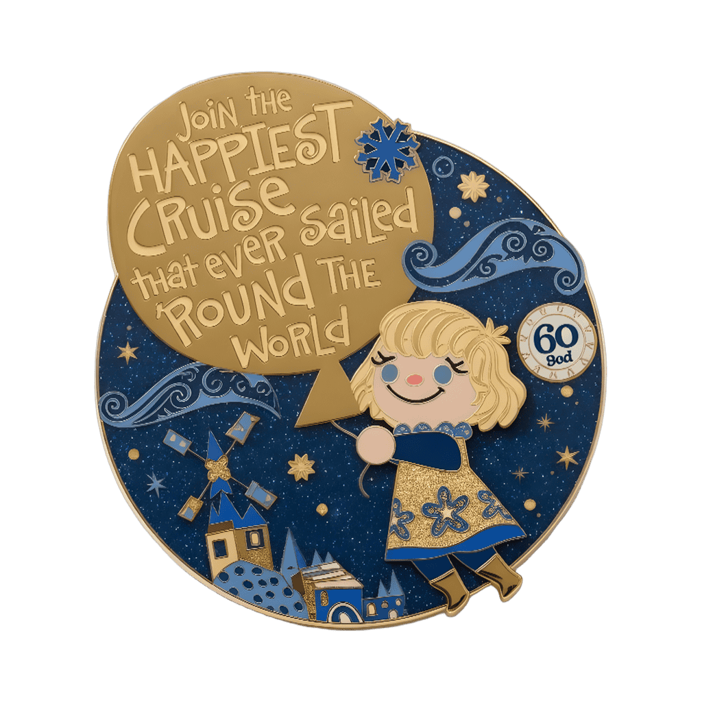 Happiest Cruise Balloon Disney pin