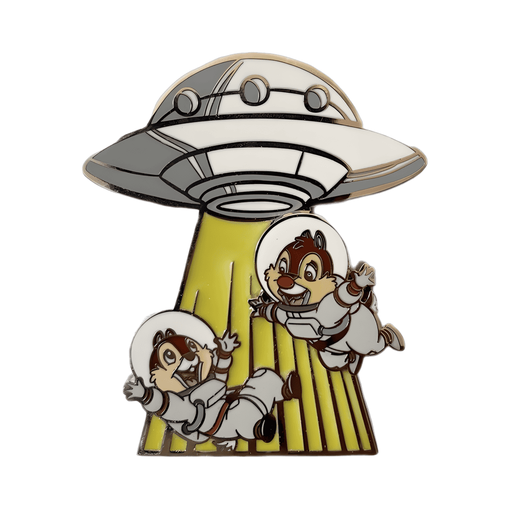 Chip and Dale Space Adventures Silver Variant Disney pin