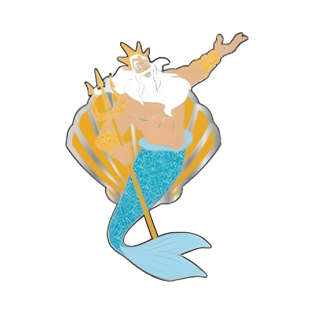 King Triton Disney pin