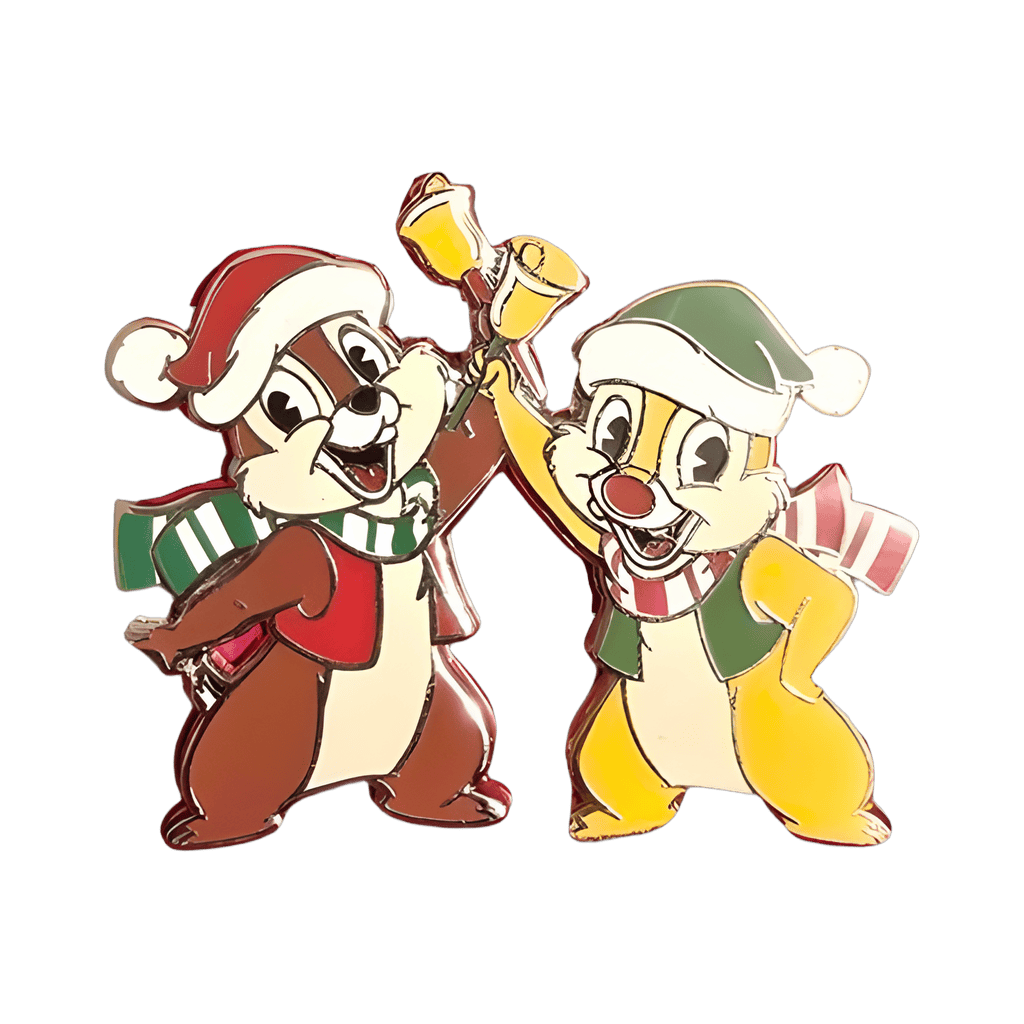 Chip and Dale Ringing Bells Disney pin