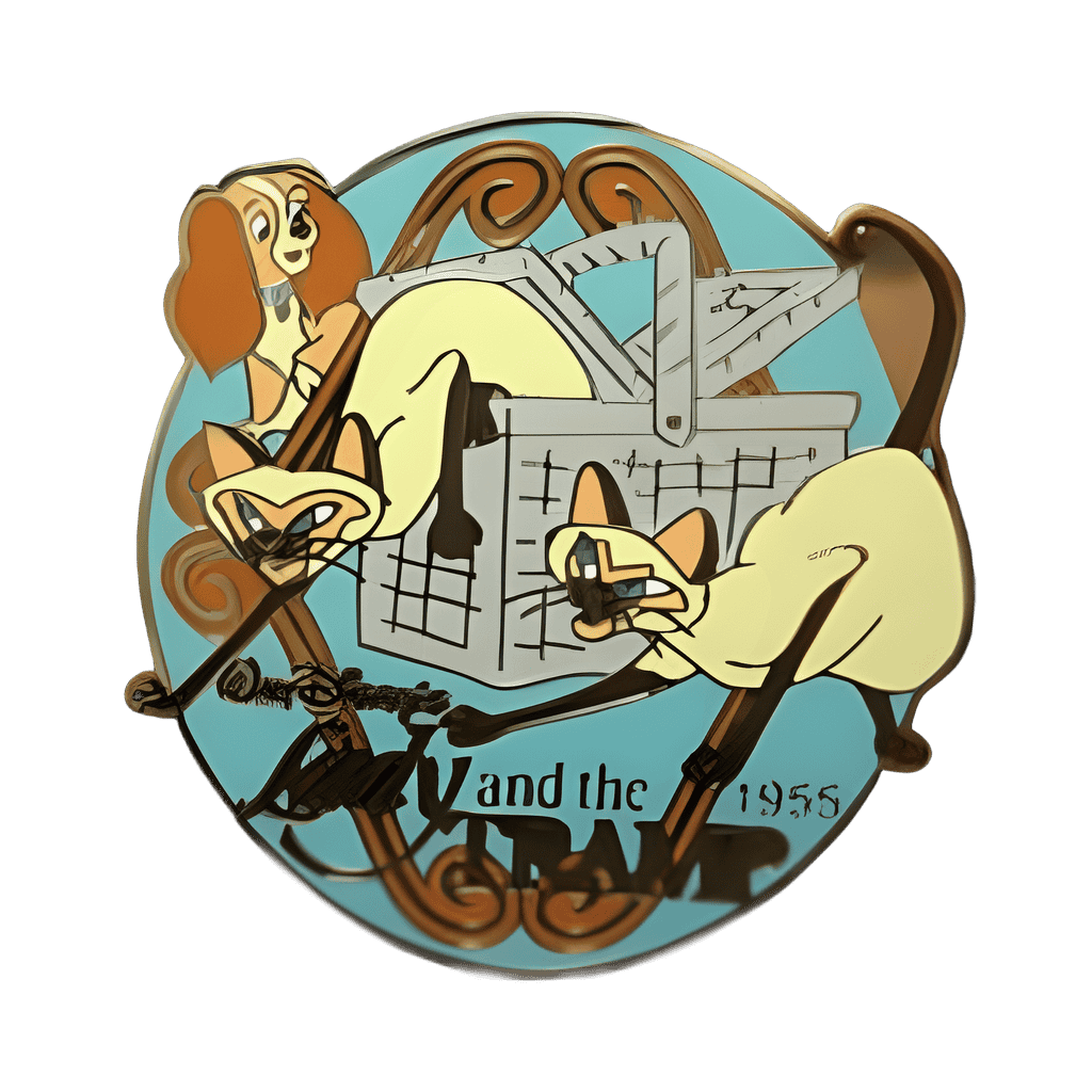 Lady and the Tramp - 1955 Disney pin