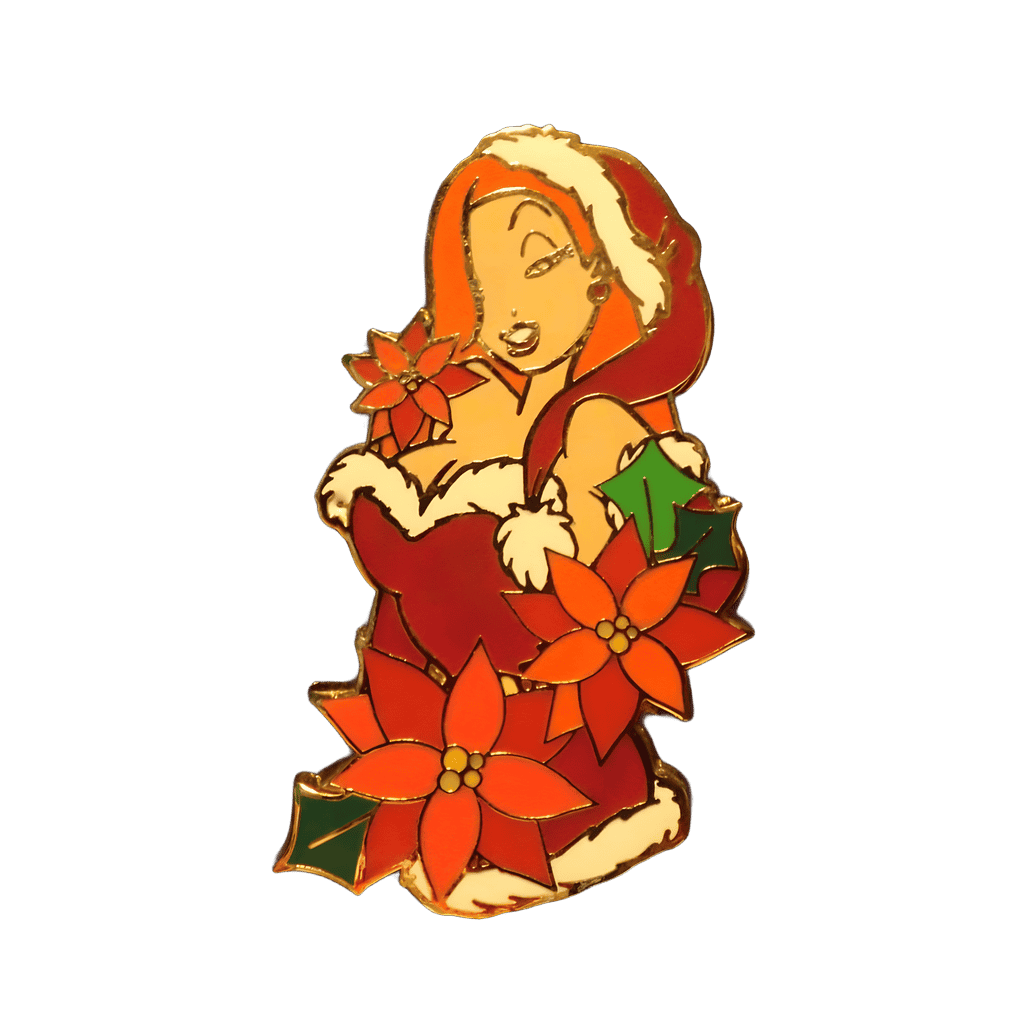 With Poinsettias Disney pin