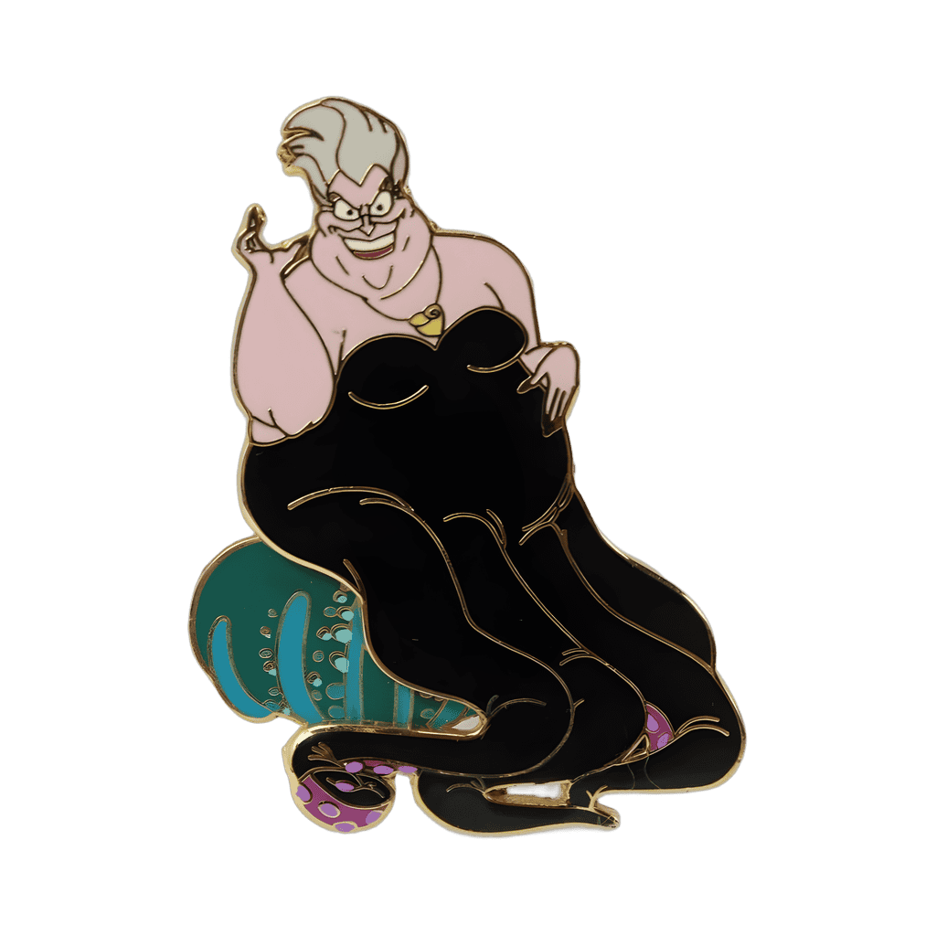 Ursula Sitting Disney pin