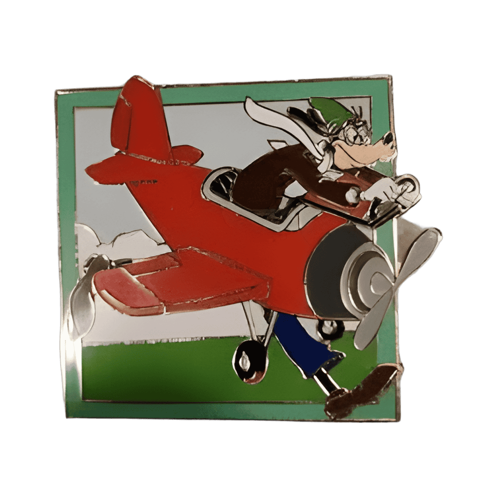 Goofy Running A Plane Disney pin