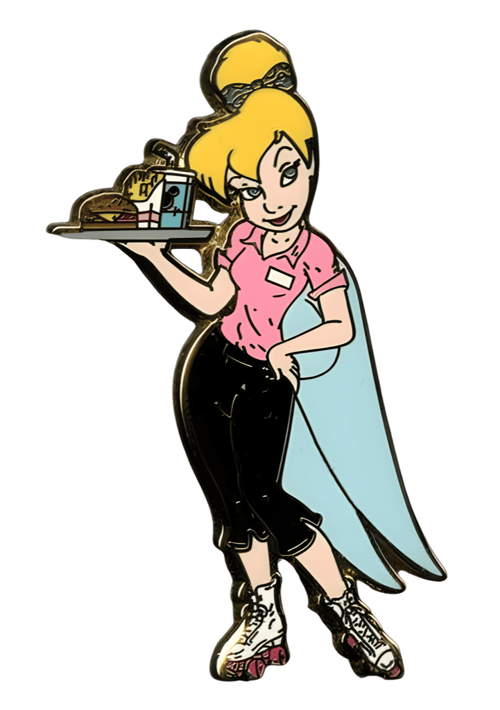 Carhop Tinker Bell Disney pin