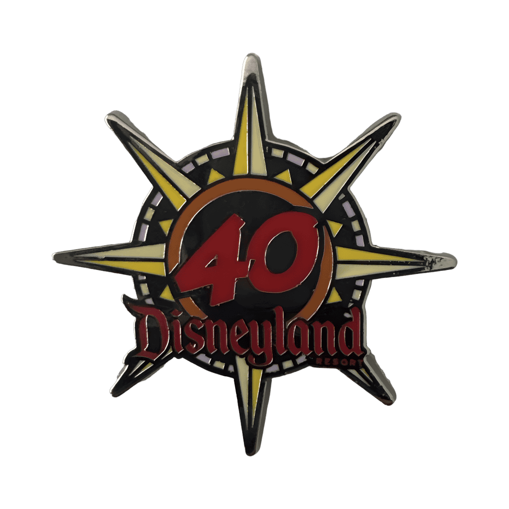 40th Anniversary Disneyland Disney pin