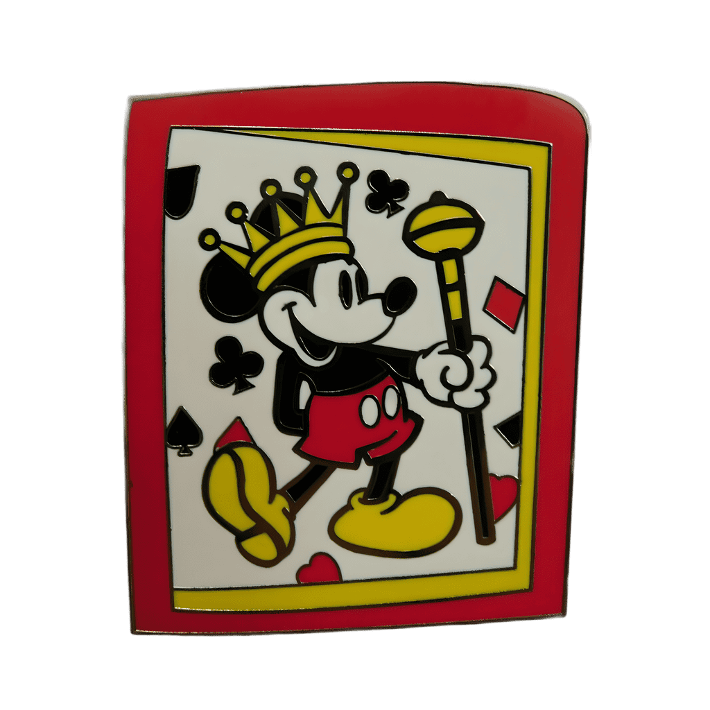 Mickey King of Cards Disney pin