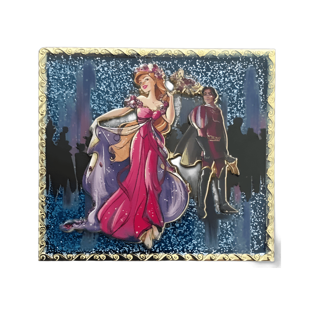 D23 Expo 2019: Couples Boxed Set — Giselle & Edward Frame Disney pin