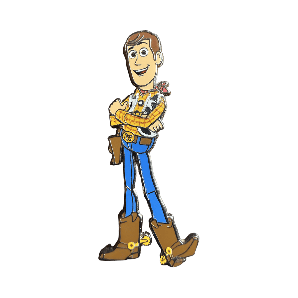 Woody No Hat Disney pin