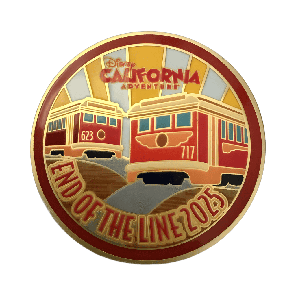Red Car Trolley End of the Line 2025 Disney pin