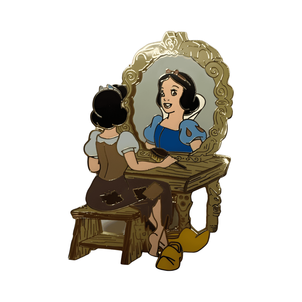 Snow White in Her Mirror Disney pin