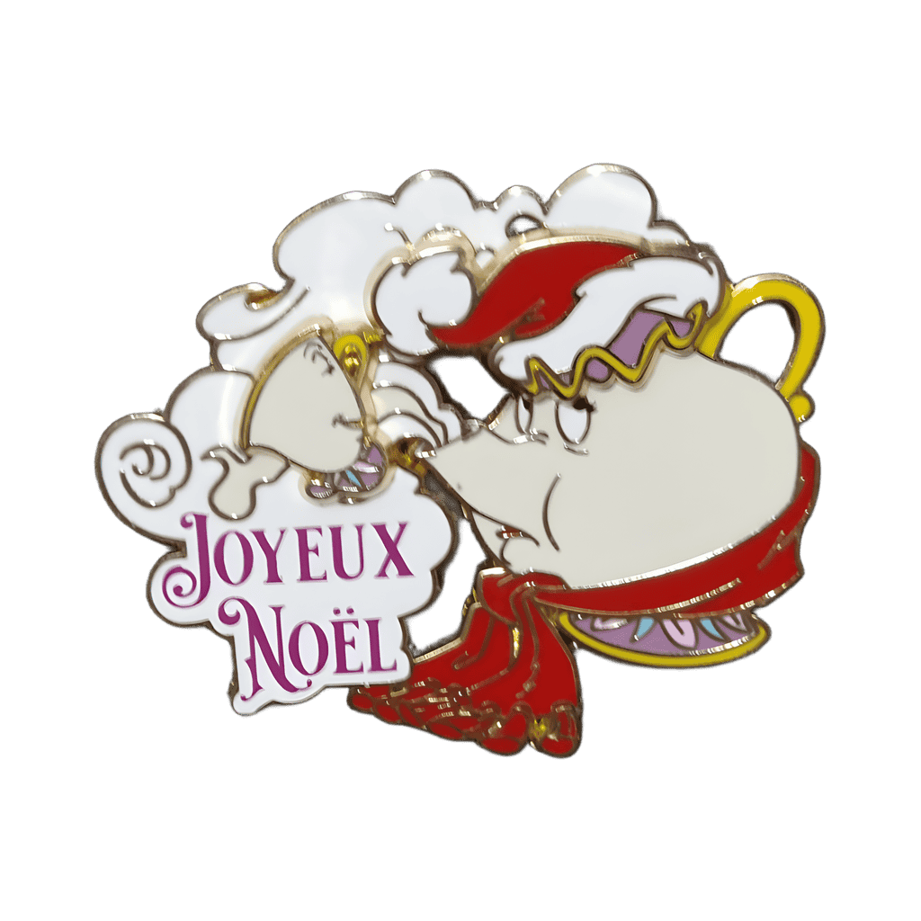 Mrs potts and chip Disney pin