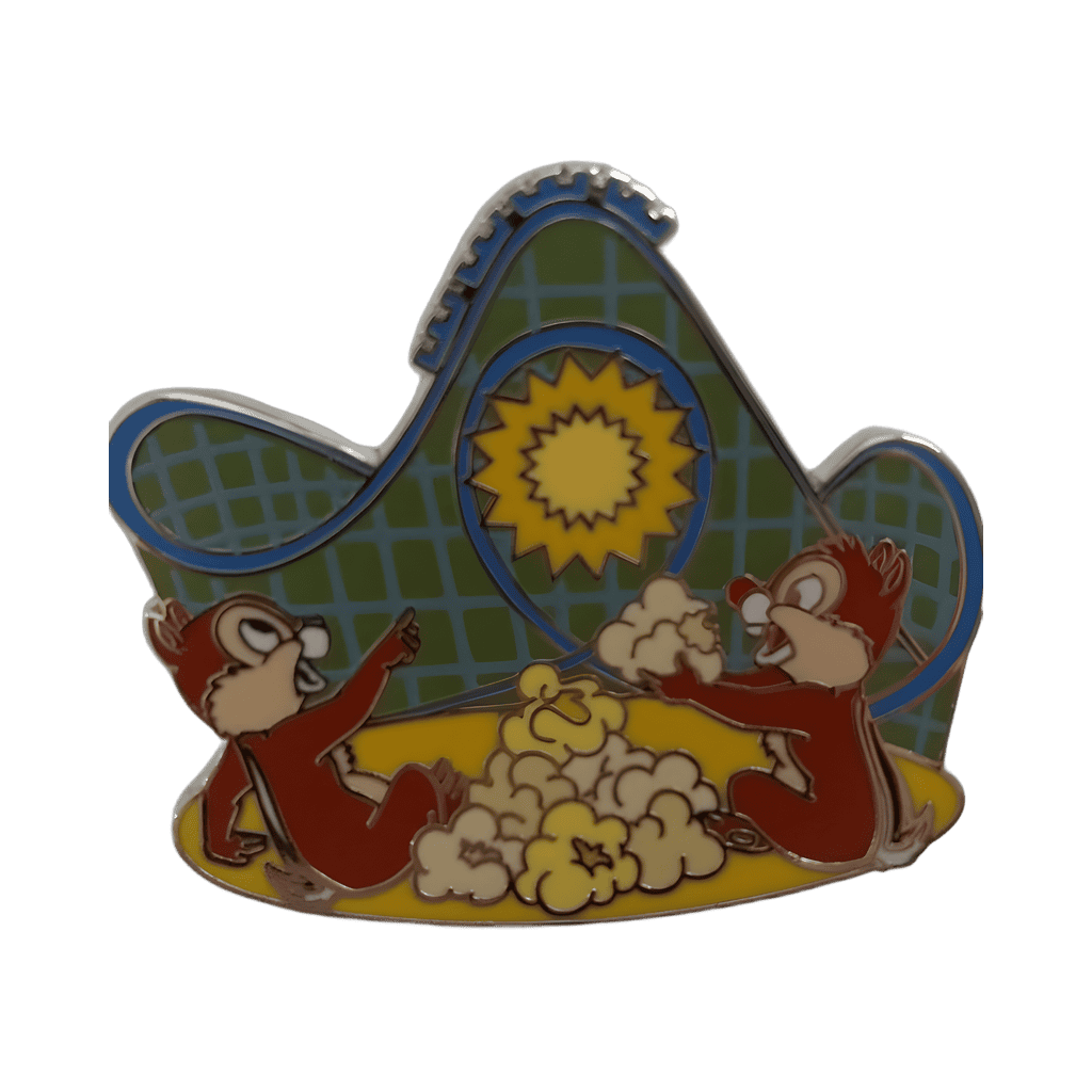 Chip and Dale Observing California Screamin' Disney pin