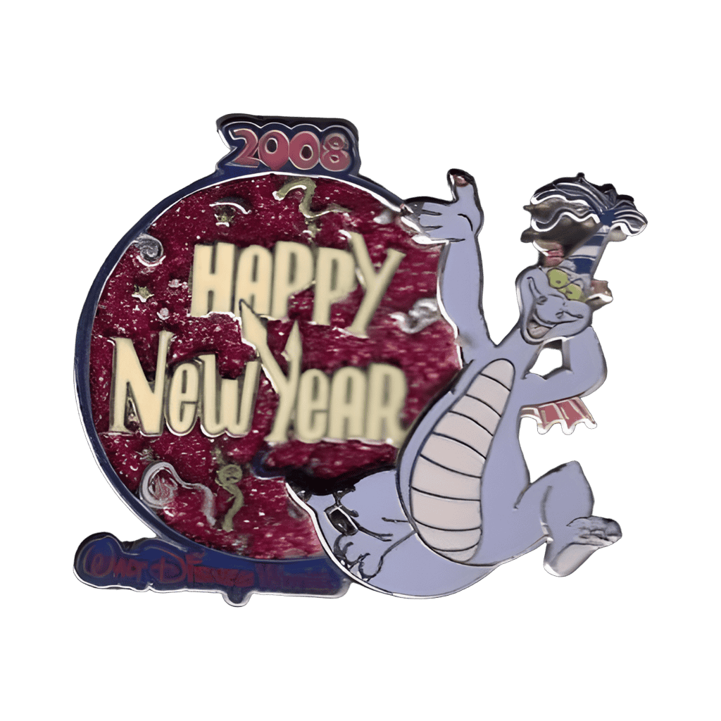 Happy New Year - Figment Disney pin