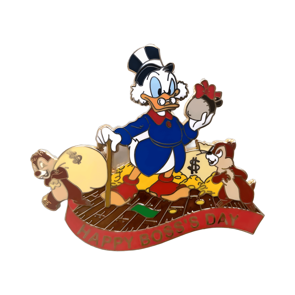 Chip, Dale & Scrooge McDuck Boss's Day 2007 Disney pin