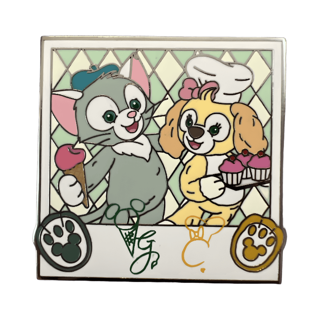 Gelatoni and CookieAnn Polaroid Disney pin