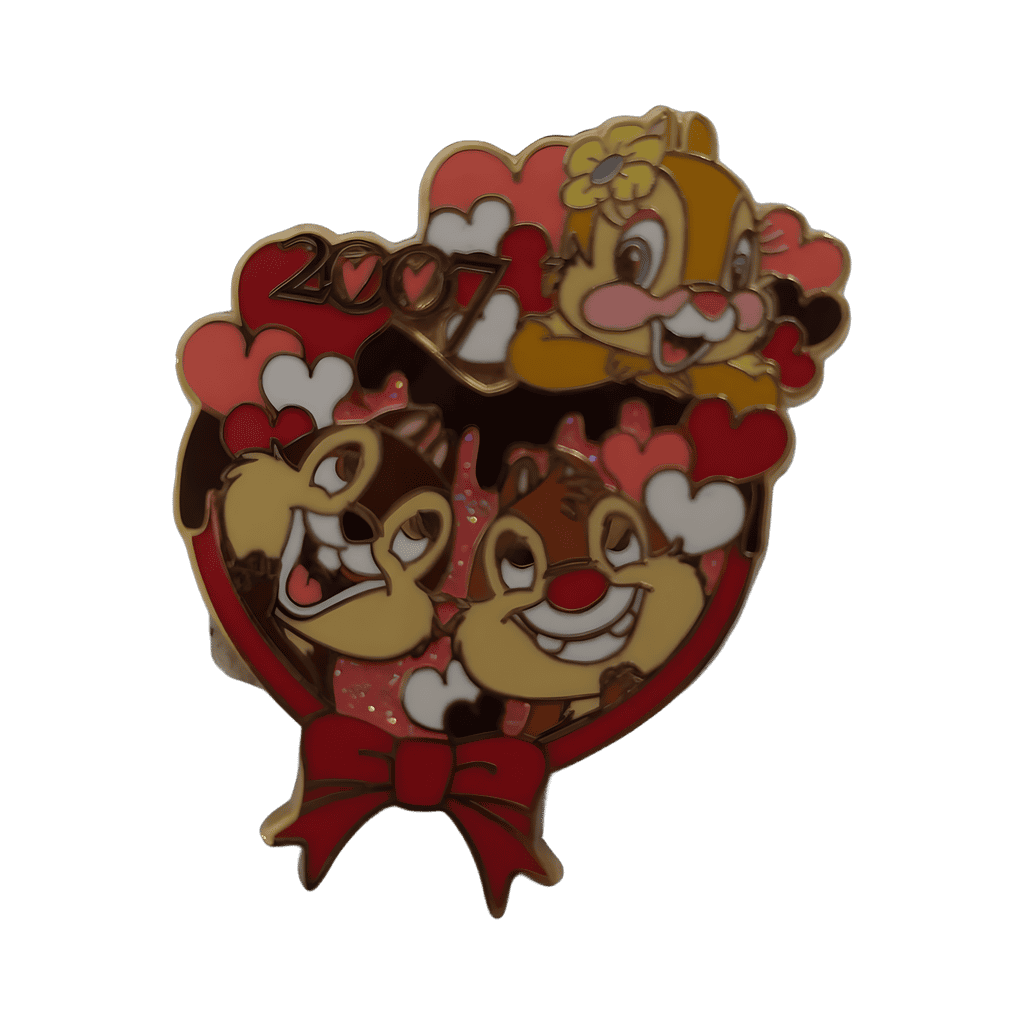 Valentines day 2007 - Chip dale clarice Disney pin