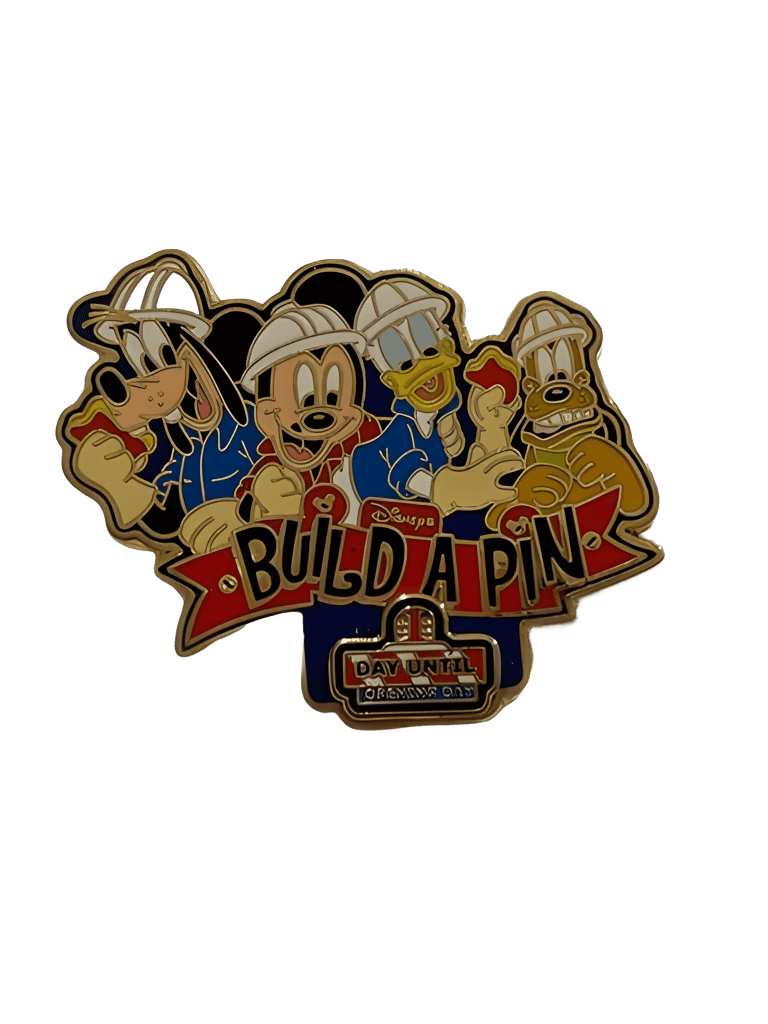 Countdown - One Day Until Opening (Mickey, Goofy, Donald and Pluto) Disney pin