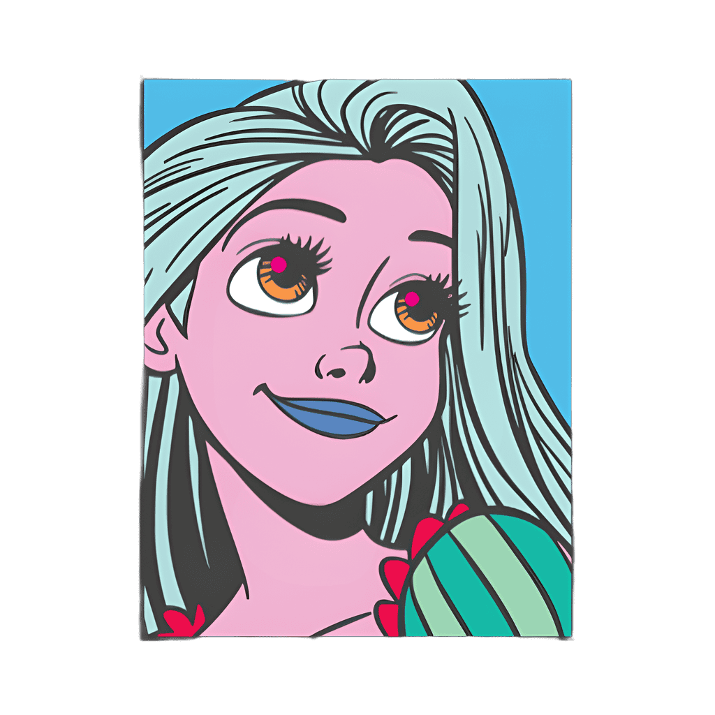 Rapunzel Square 2 Disney pin