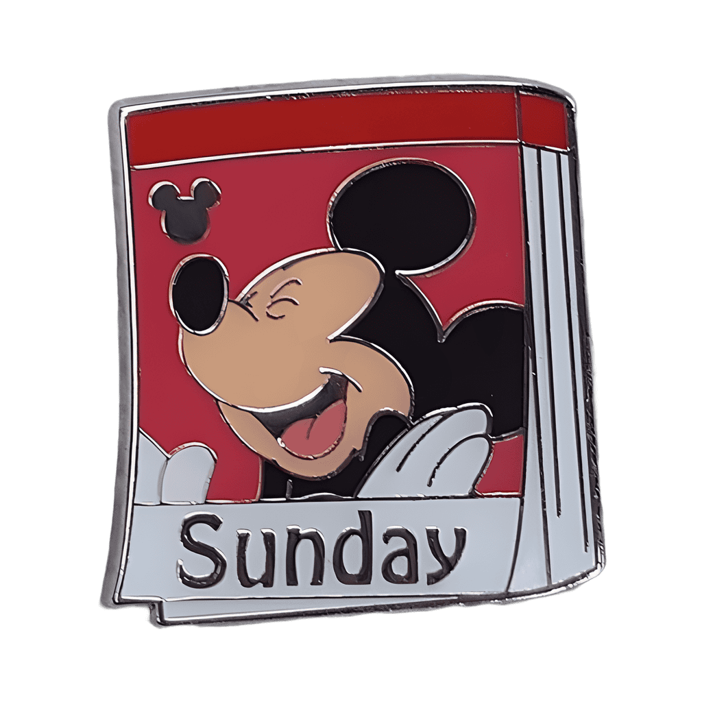 Sunday (Mickey) Disney pin