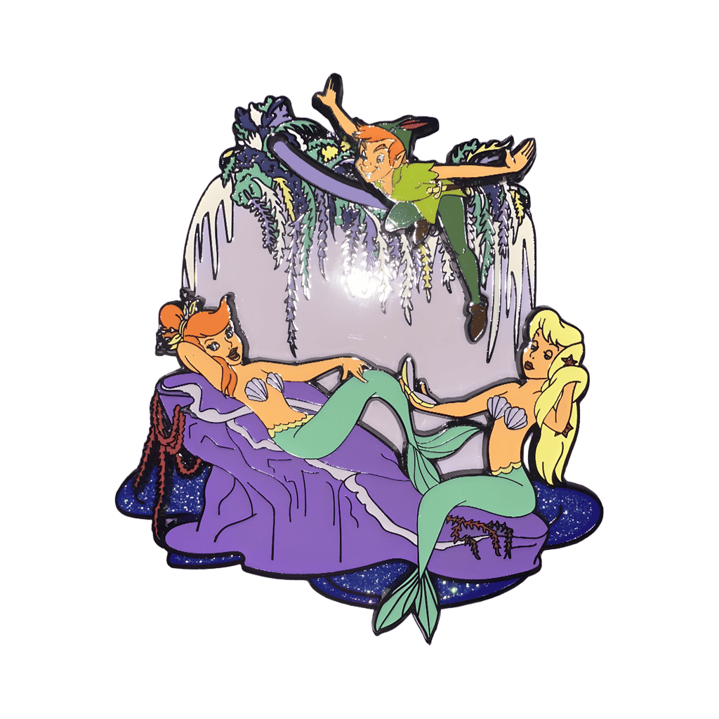 Peter Pan and Mermaids Disney pin