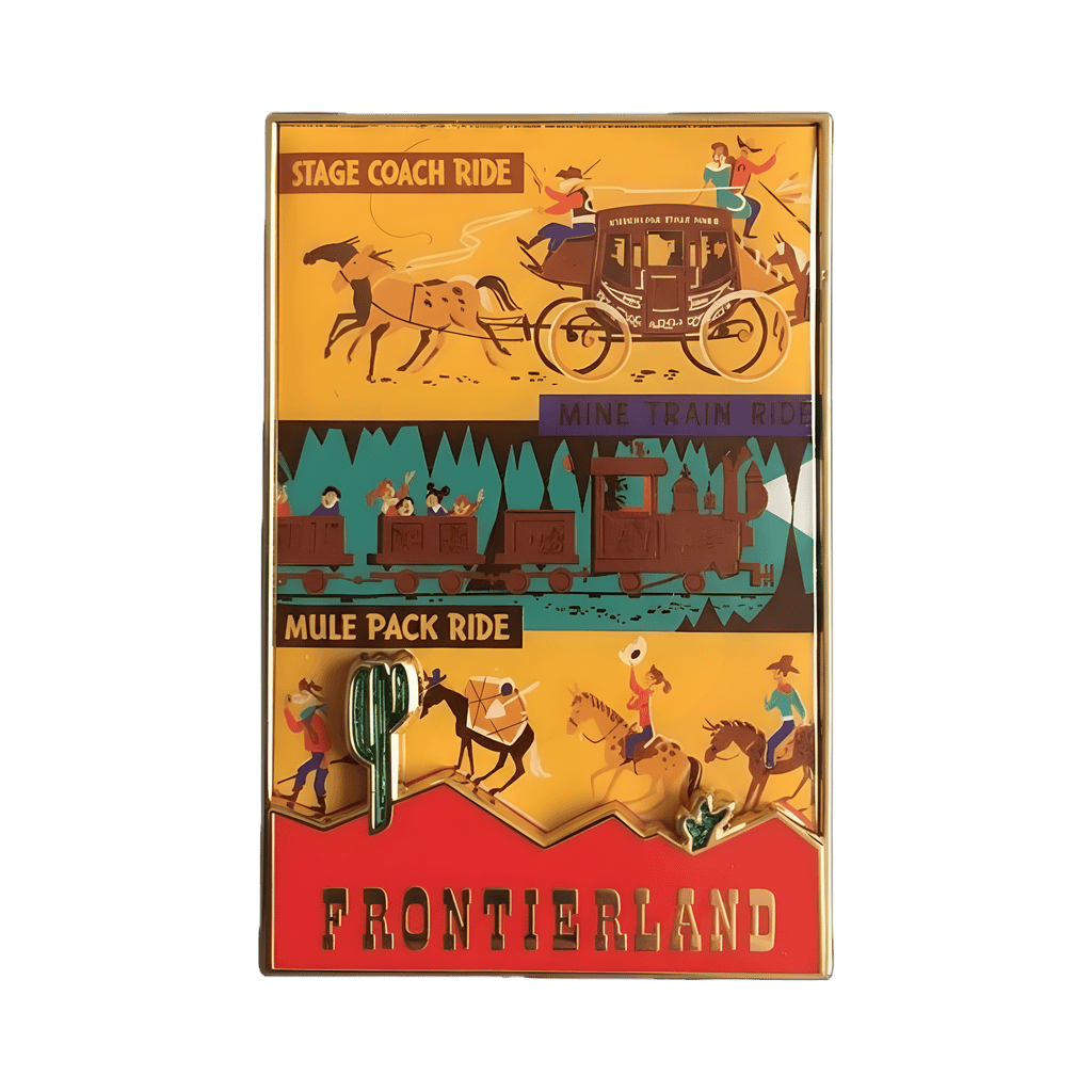 Frontierland Stagecoach Disney pin