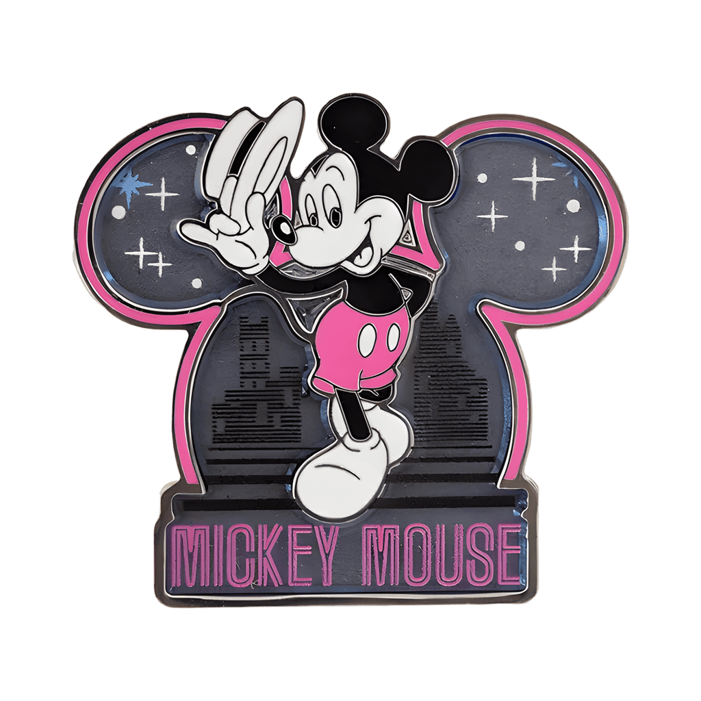 Mickey Mouse Stained Glass Frame Disney pin