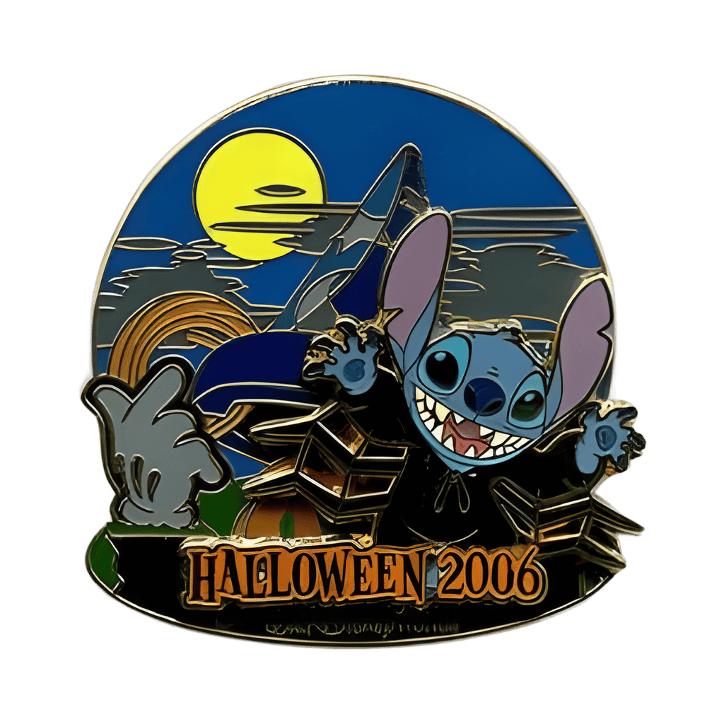 Stitch at the Sorcerer's Hat Disney pin