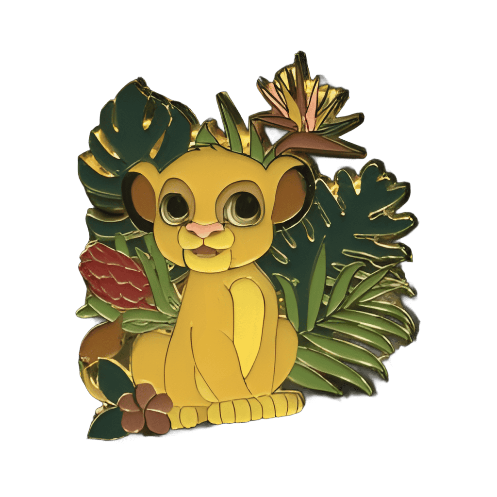 Tropical Simba Chibi Disney pin