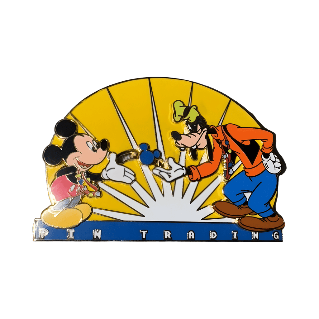 Mickey and Goofy Pin Trading Slider Disney pin