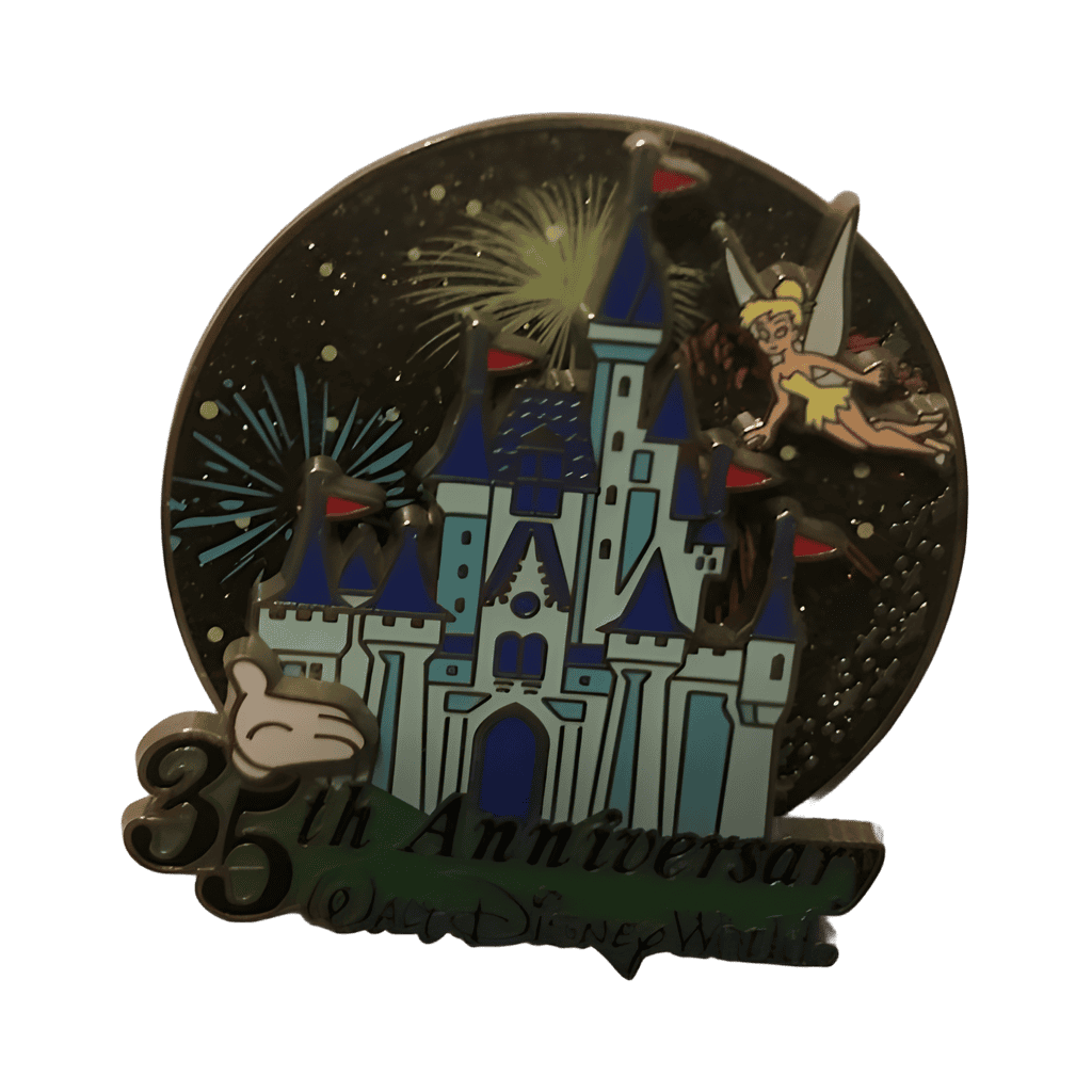 Tinker Bell and Castle Disney pin