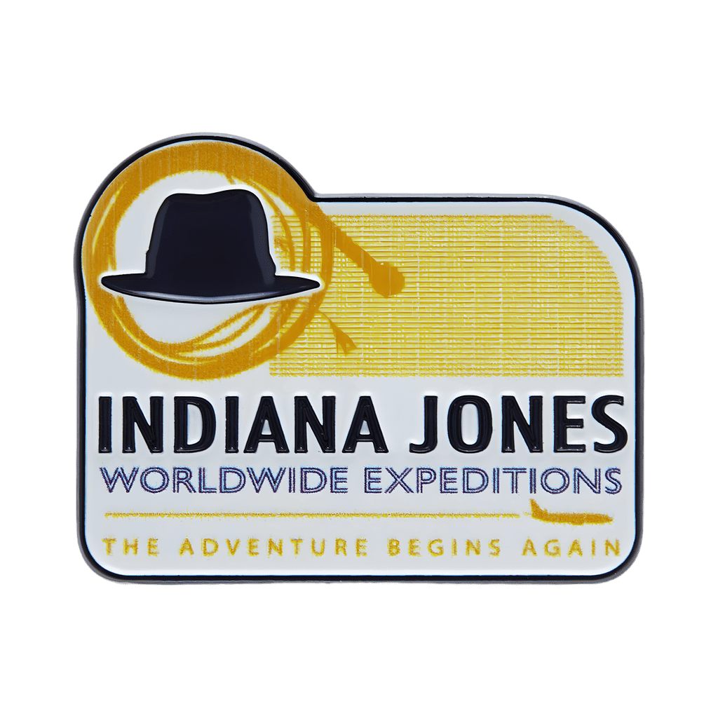 Indiana Jones Worldwide Expeditions Badge Disney pin