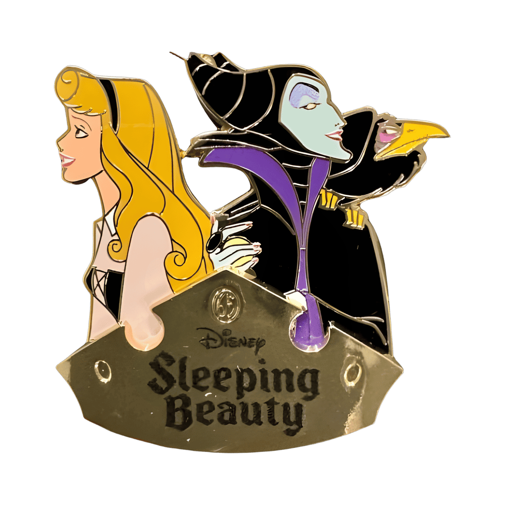 Briar Rose/Aurora & Maleficent and Diablo Disney pin