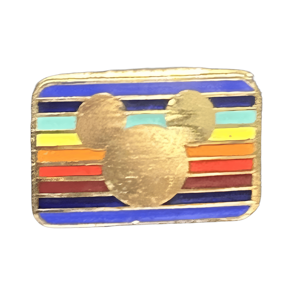 1983 Rainbow Logo Disney pin