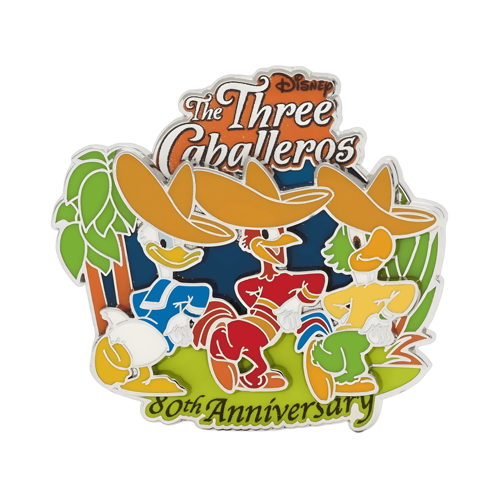 80th Anniversary - Donald Duck, José Carioca and Panchito Pistoles Disney pin