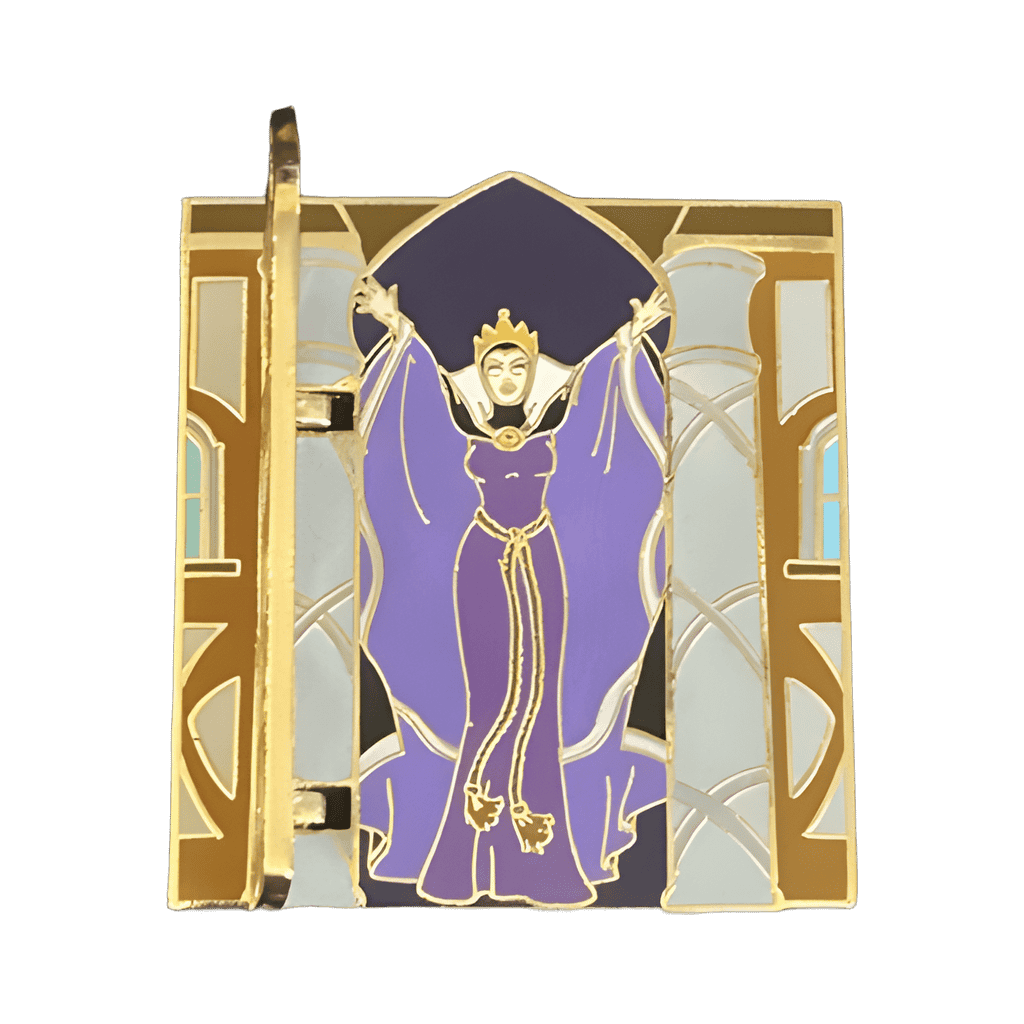 Evil Queen Stained Glass Door Disney pin