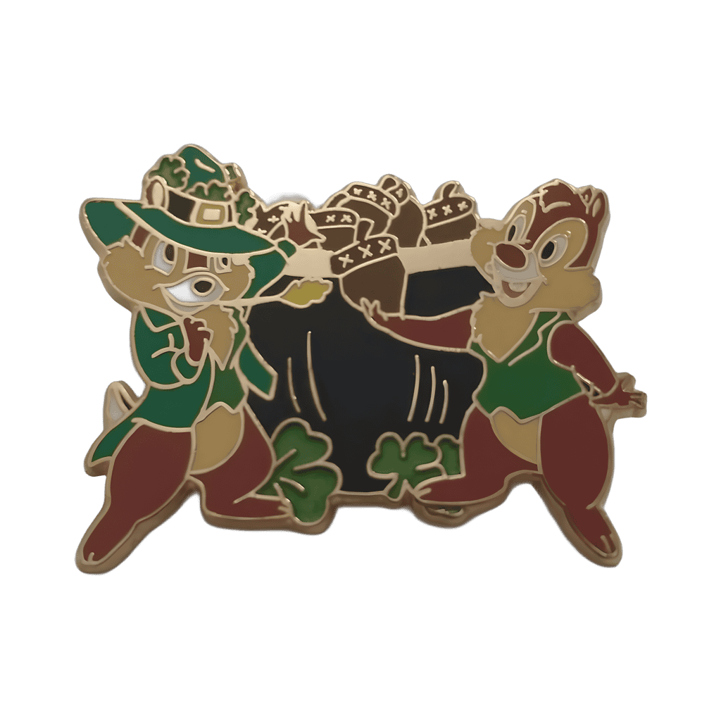 Chip and Dale with Acorns Disney pin