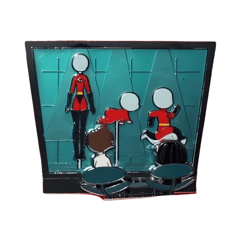 Mrs. Incredible and Edna Mode Disney pin