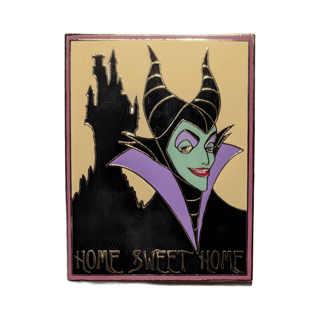 Home Sweet Home Maleficent Disney pin