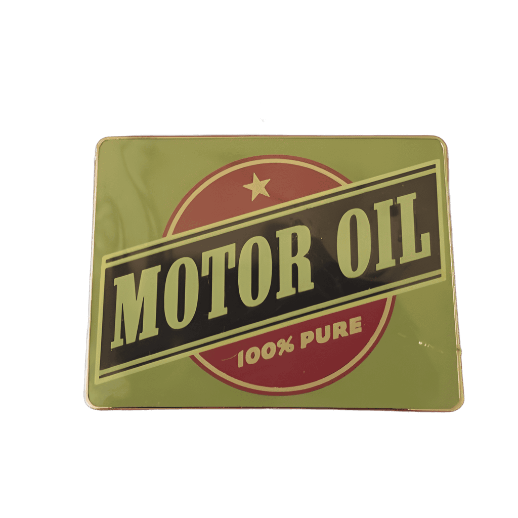 Motor Oil 100% Pure Sign Disney pin