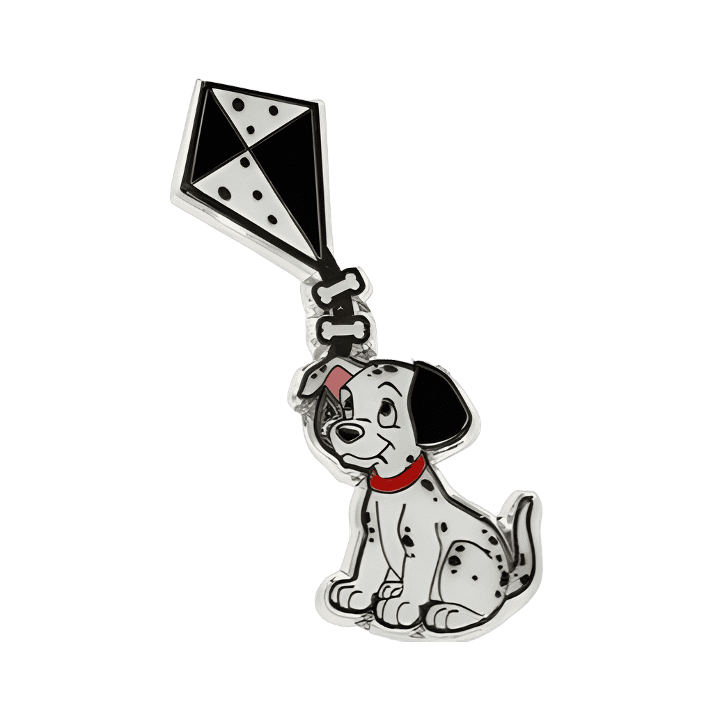 Dalmatian Puppy with Black and White Spotted Kite Disney pin