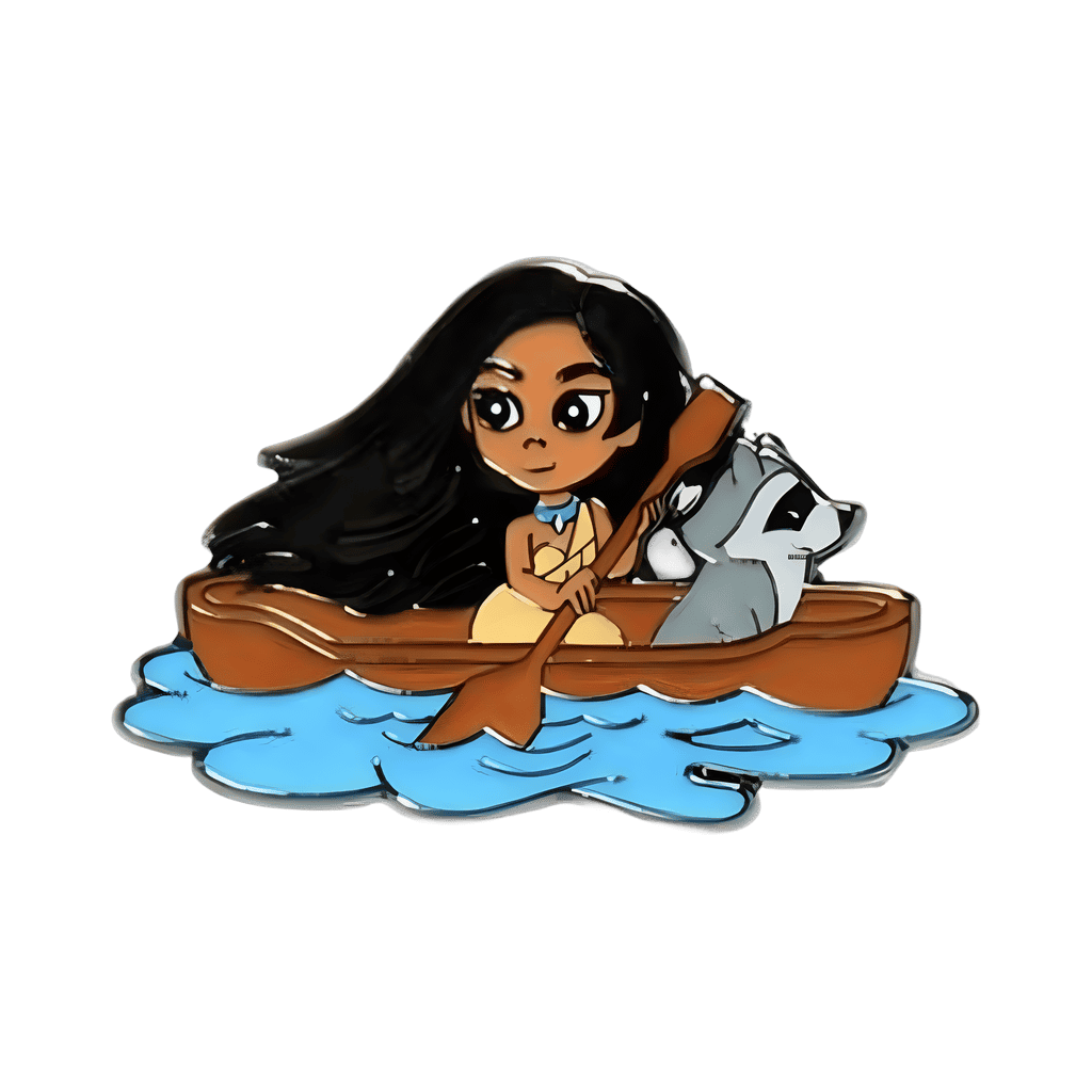 Pocahontas with Meeko Disney pin