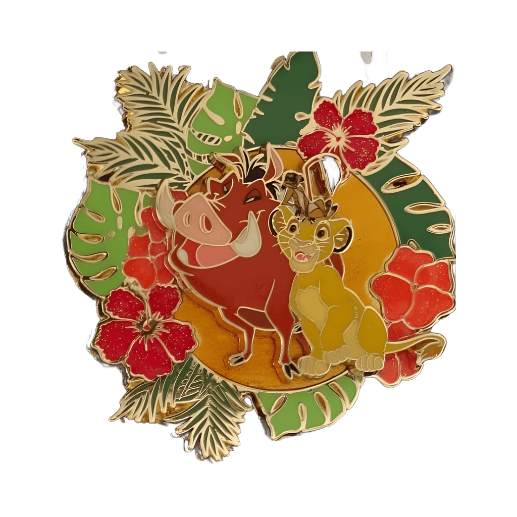 Young Simba with Timon & Pumba Disney pin