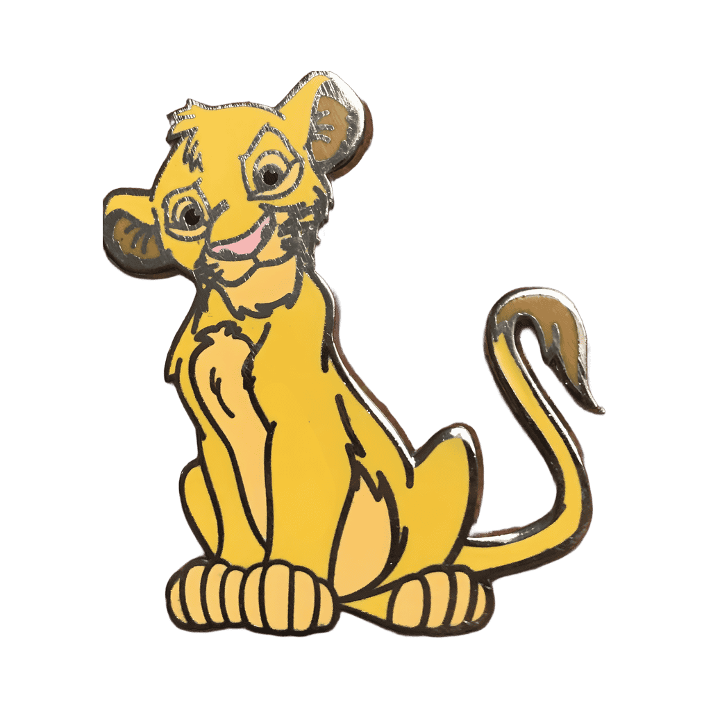 Young Simba Sitting Disney pin