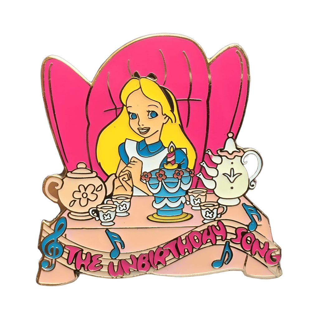 The Unbirthday Song Disney pin
