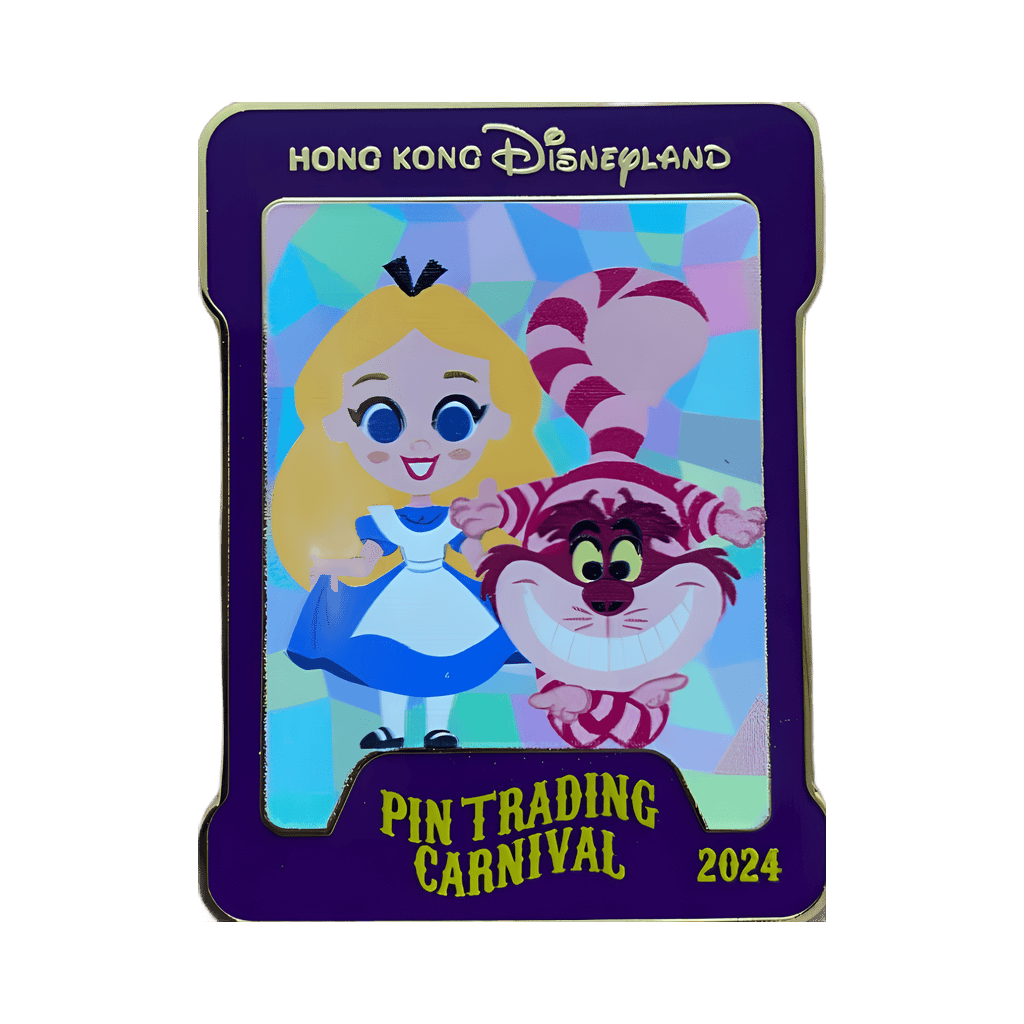 Alice in Wonderland/ Alice and Cheshire Disney pin