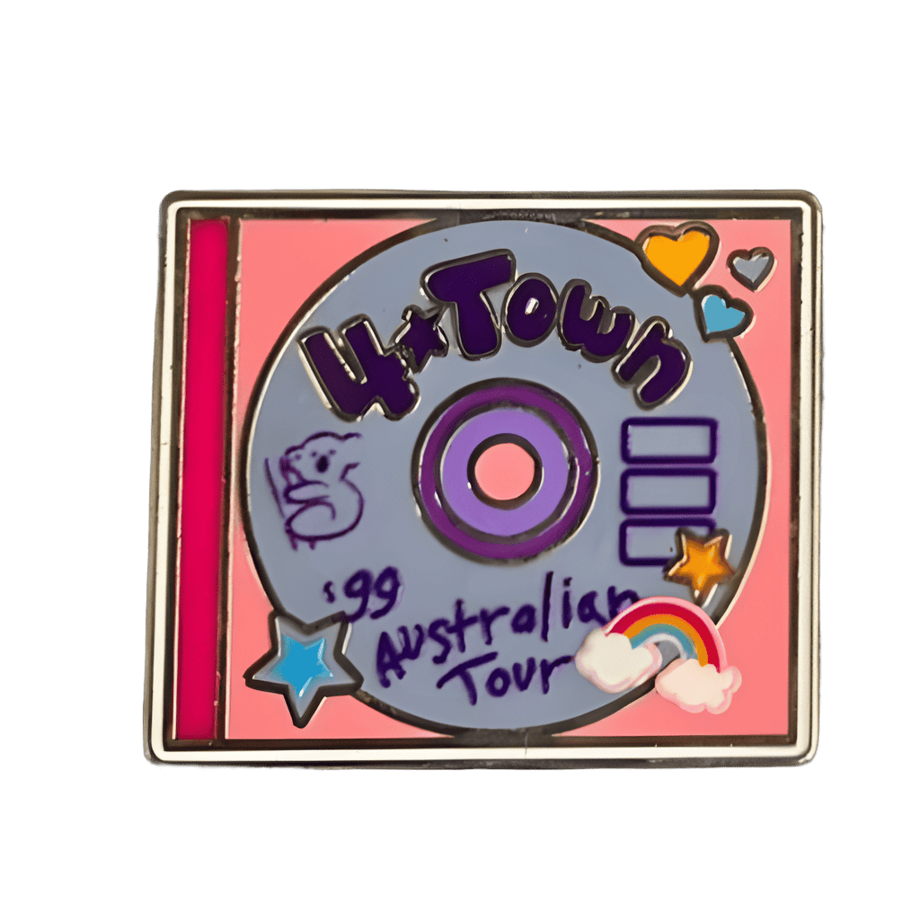 Exclusive At Home Premiere Pack Pin Set - 4*Town '99 Australian Tour CD Disney pin