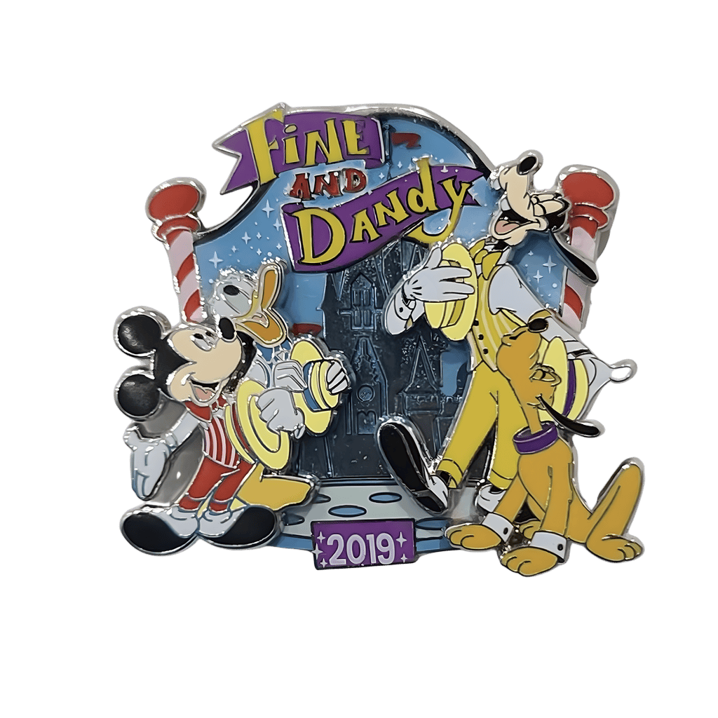 Mickey, Donald, Goofy and Pluto Disney pin